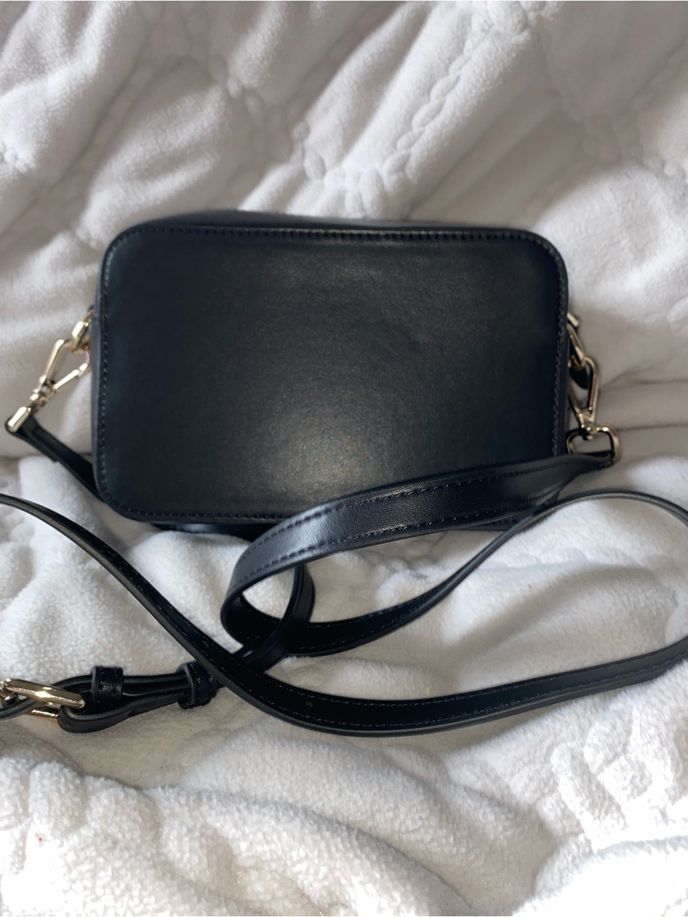 St. John Black Crossbody with Gold Accent - Picture 6 of 6